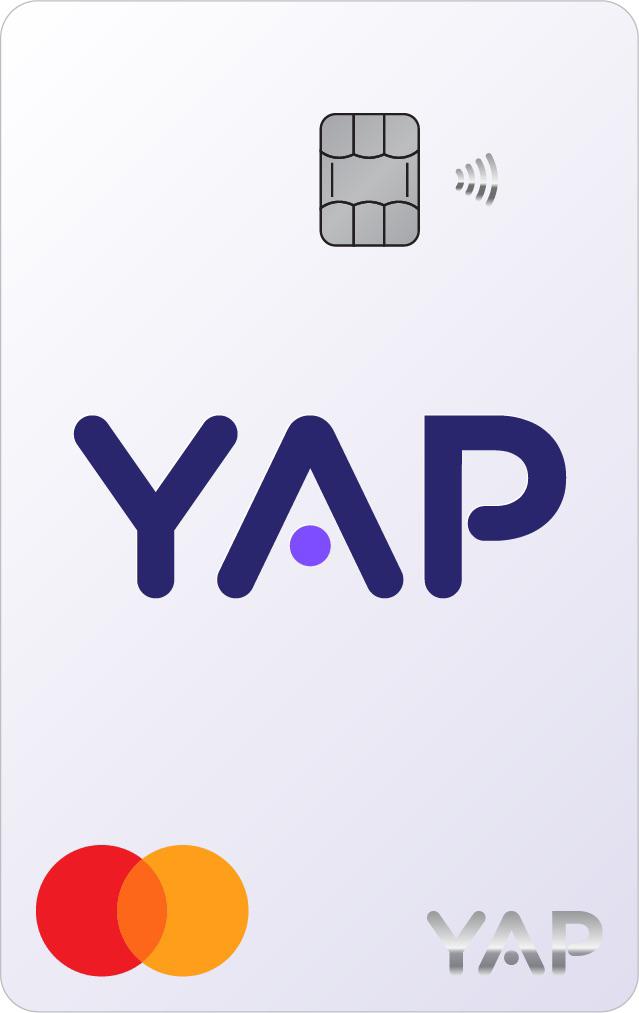 YAP Mastercard debit card